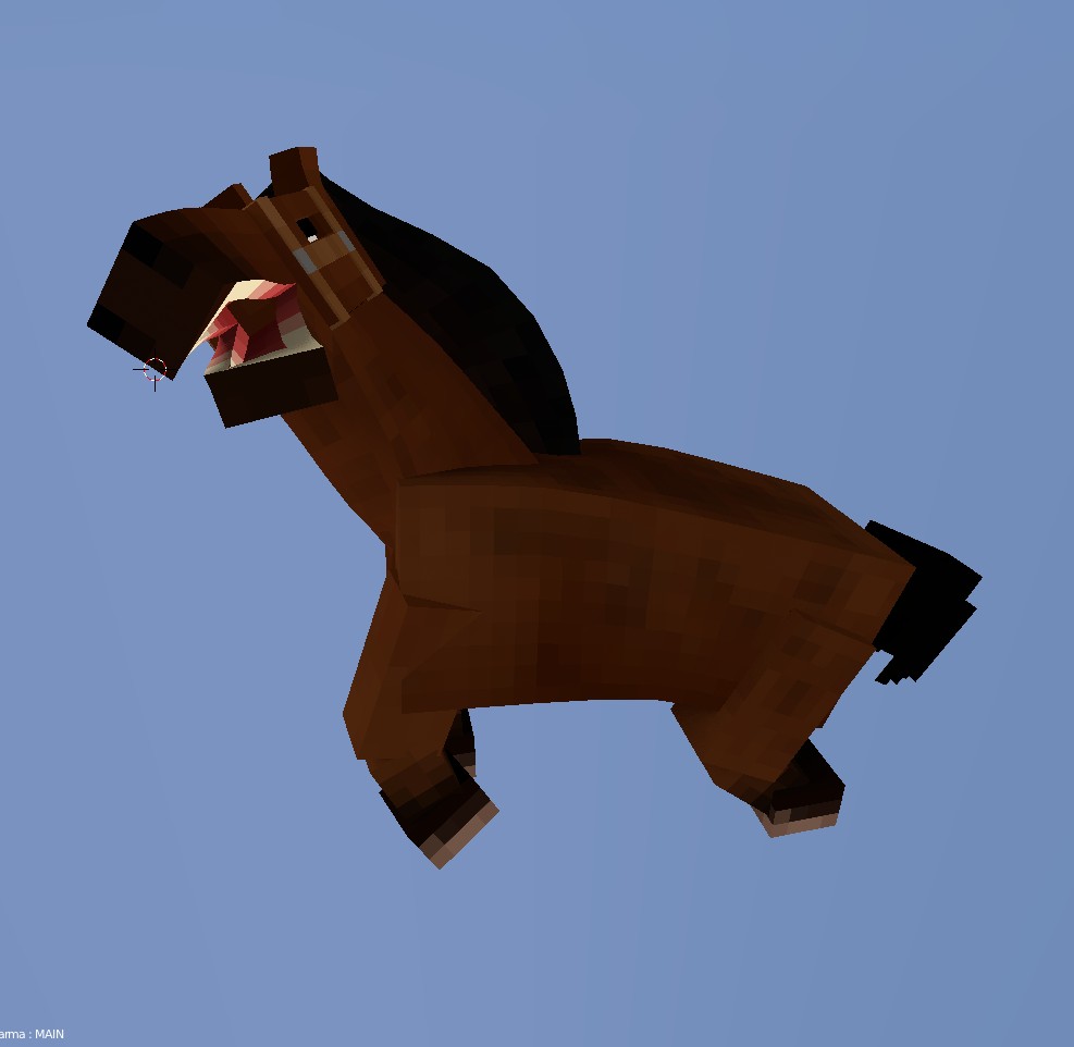 Horse Minecraft Rig preview image 2